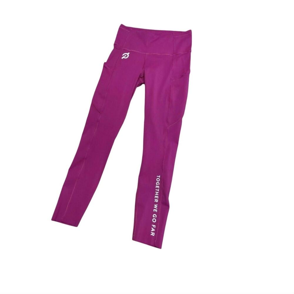 LULULEMON x PELOTON Fast And Free Leggings Pants | Sz 8 Together We Go Far
